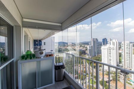 Varanda de apartamento para alugar com 1 quarto, 54m² em Alphaville, Barueri