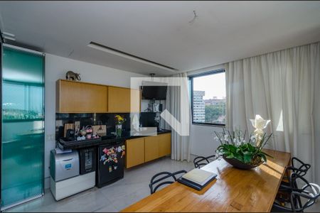 Varanda da Sala de apartamento à venda com 3 quartos, 180m² em Santa Lúcia, Belo Horizonte