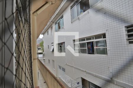 Vista da Sala de apartamento para alugar com 2 quartos, 72m² em Embaré, Santos