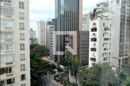 Vista da varanda de apartamento à venda com 2 quartos, 93m² em Jardim Paulista, São Paulo