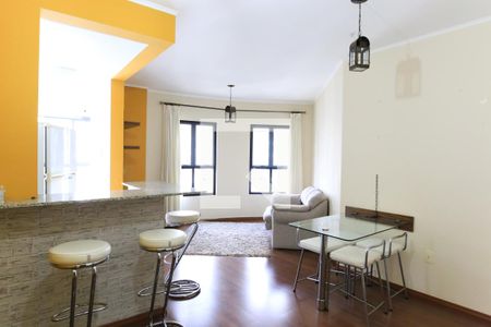 Sala de apartamento para alugar com 1 quarto, 57m² em Parque Residencial Aquarius, São José dos Campos