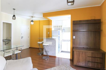 Sala de apartamento para alugar com 1 quarto, 57m² em Parque Residencial Aquarius, São José dos Campos