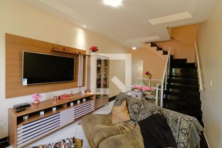 Sala de casa à venda com 3 quartos, 120m² em Vila Bela Vista, Santo André