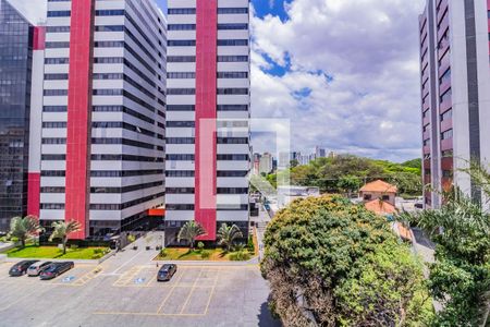Vista da varanda de kitnet/studio para alugar com 1 quarto, 33m² em Mirandópolis, São Paulo