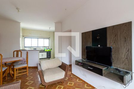 Sala de apartamento para alugar com 2 quartos, 84m² em Tupiry, Praia Grande