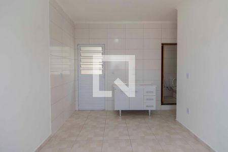 Sala - Cozinha de apartamento para alugar com 1 quarto, 35m² em Vila Carbone, São Paulo