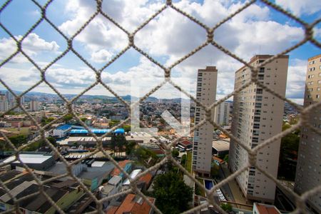 Vista da varanda de apartamento para alugar com 2 quartos, 63m² em Vila Eldízia, Santo André