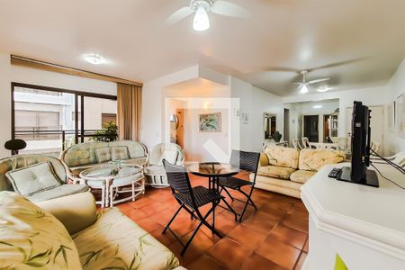 Sala de apartamento para alugar com 4 quartos, 152m² em Barra Funda, Guarujá