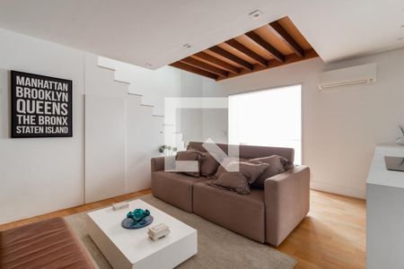 Sala de apartamento para alugar com 1 quarto, 77m² em Vila Nova Conceição, São Paulo