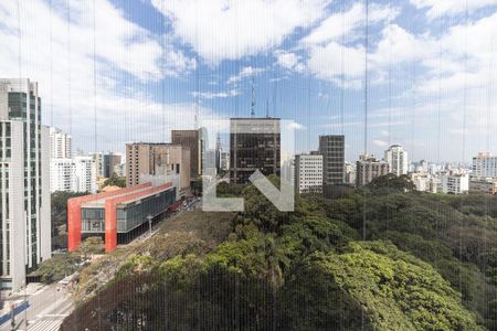 Sala - Vista de apartamento para alugar com 1 quarto, 50m² em Bela Vista, São Paulo