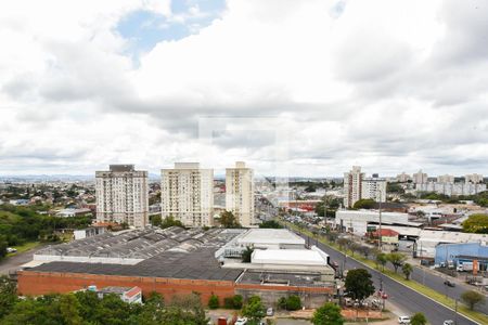 Vista da Sala de apartamento à venda com 2 quartos, 66m² em São Sebastião, Porto Alegre