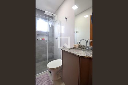 Banheiro da Suíte de apartamento à venda com 2 quartos, 108m² em Parque das Nações, Santo André