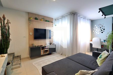 Sala de apartamento à venda com 2 quartos, 108m² em Parque das Nações, Santo André