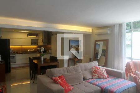 Sala de apartamento à venda com 3 quartos, 125m² em Lagoa, Rio de Janeiro