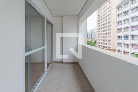 Varanda de apartamento para alugar com 1 quarto, 43m² em Bela Vista, São Paulo