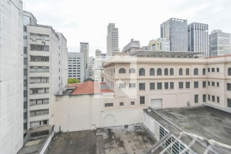 Vista da Sala e do Quarto de apartamento à venda com 1 quarto, 36m² em Centro Histórico de São Paulo, São Paulo