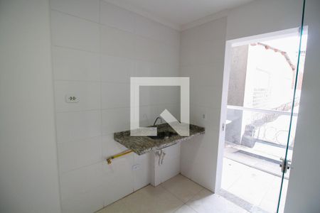 Sala/Cozinha de apartamento para alugar com 1 quarto, 39m² em Vila Esperança, São Paulo