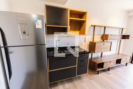 Cozinha de kitnet/studio para alugar com 1 quarto, 28m² em Perdizes, São Paulo