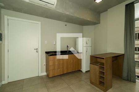 Sala / Quarto / Cozinha de kitnet/studio para alugar com 1 quarto, 35m² em São Geraldo, Porto Alegre