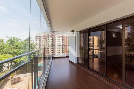 Varanda da Sala de apartamento à venda com 4 quartos, 187m² em Vila Andrade, São Paulo