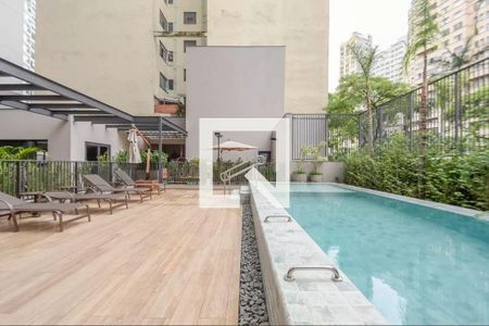 Área comum - Piscina de apartamento para alugar com 2 quartos, 40m² em Bela Vista, São Paulo