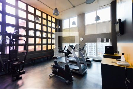 Studio para alugar com 29m², 1 quarto e 1 vaga Studio para alugar com 29m², 1 quarto e 1 vagaÁrea comum - Academia