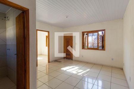 Sala e Cozinha/Área de Serviço de casa de condomínio para alugar com 2 quartos, 39m² em São Luiz, Gravataí