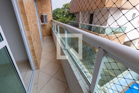 Detalhe da varanda de apartamento para alugar com 1 quarto, 35m² em Aviação, Praia Grande