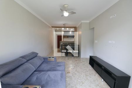 Sala de apartamento para alugar com 3 quartos, 100m² em Barra Funda, Guarujá