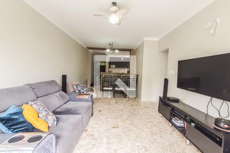 Sala de apartamento para alugar com 3 quartos, 100m² em Barra Funda, Guarujá