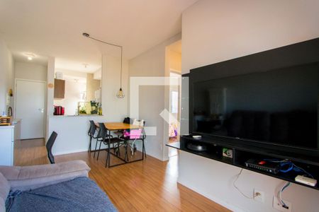 Sala de apartamento para alugar com 2 quartos, 55m² em Vila Humaitá, Santo André