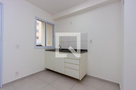 Cozinha de kitnet/studio para alugar com 1 quarto, 28m² em Brás, São Paulo