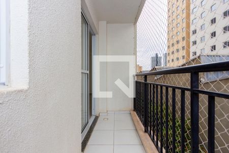 Varanda de kitnet/studio para alugar com 1 quarto, 28m² em Brás, São Paulo