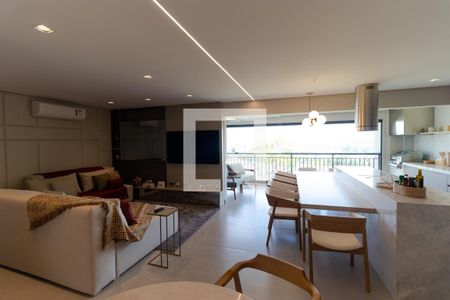 Salas de apartamento à venda com 3 quartos, 130m² em Swiss Park, Campinas