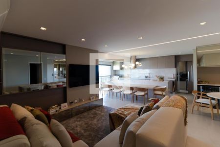 Salas de apartamento à venda com 3 quartos, 130m² em Swiss Park, Campinas