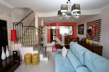 Sala de casa de condomínio à venda com 3 quartos, 200m² em Vila Rui Barbosa, São Paulo
