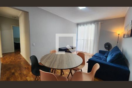 Sala de apartamento para alugar com 3 quartos, 97m² em Gonzaga, Santos