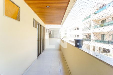 Varanda da Sala de apartamento à venda com 3 quartos, 100m² em Recreio dos Bandeirantes, Rio de Janeiro