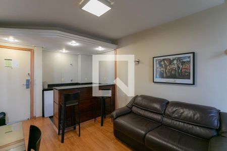 Sala de apartamento para alugar com 1 quarto, 50m² em Savassi, Belo Horizonte