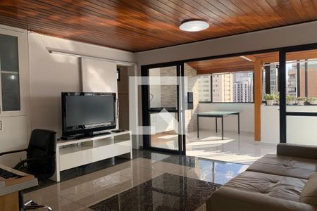 Sala Cobertura de apartamento à venda com 4 quartos, 189m² em Vila Hamburguesa, São Paulo