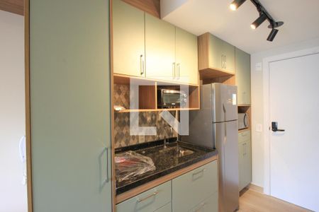 Sala/Cozinha de kitnet/studio para alugar com 1 quarto, 25m² em Perdizes, São Paulo