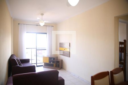 Sala de apartamento para alugar com 1 quarto, 50m² em Vila Tupi, Praia Grande