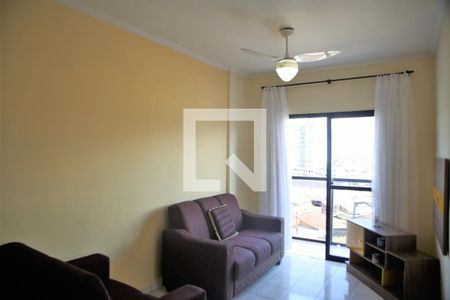 Sala de apartamento para alugar com 1 quarto, 50m² em Vila Tupi, Praia Grande