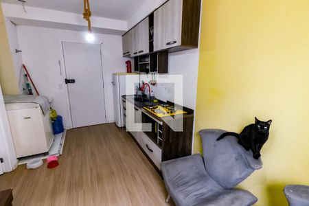 Sala de kitnet/studio para alugar com 1 quarto, 25m² em Panamby, São Paulo