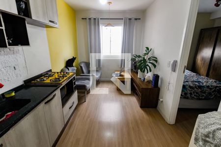 Sala de kitnet/studio para alugar com 1 quarto, 25m² em Panamby, São Paulo