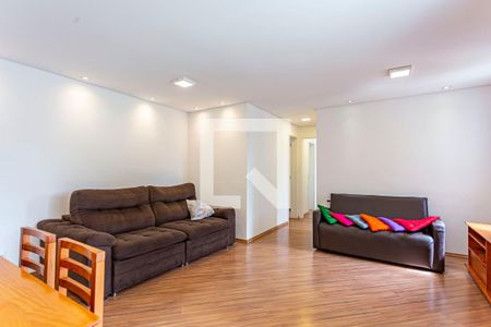 Sala de apartamento à venda com 2 quartos, 65m² em Vila Valparaíso, Santo André