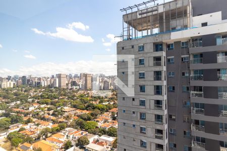 Vista da Varanda de kitnet/studio à venda com 1 quarto, 33m² em Pinheiros, São Paulo