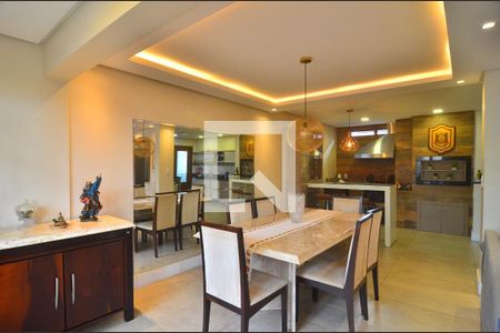 Sala de jantar de casa à venda com 5 quartos, 323m² em Niterói, Canoas