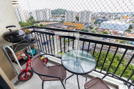 Varanda de apartamento à venda com 3 quartos, 64m² em Del Castilho, Rio de Janeiro