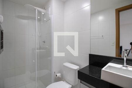 Banheiro de kitnet/studio para alugar com 1 quarto, 37m² em Centro, Guarulhos